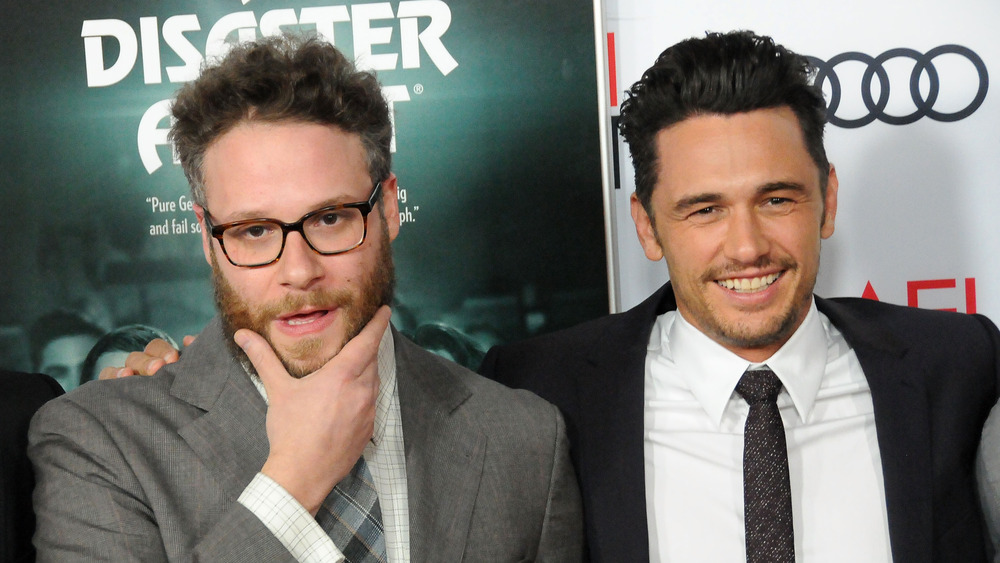 James Franco and Seth Rogen at The Disaster Artist premiere 2017