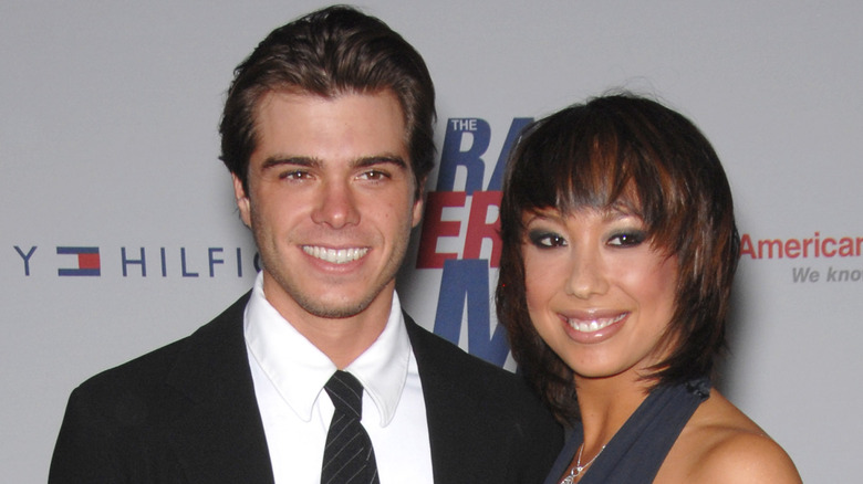 Matthew Lawrence and Cheryl Burke smiling