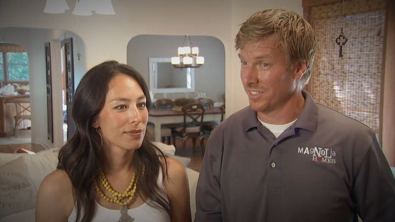 early footage of Joanna Gaines and Chip Gaines on Fixer Upper