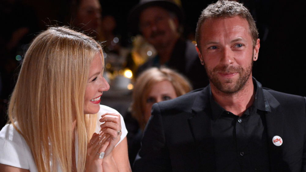 Chris Martin and Gwyneth Paltrow smiling