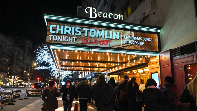 Sold-out Chris Tomlin concert sign