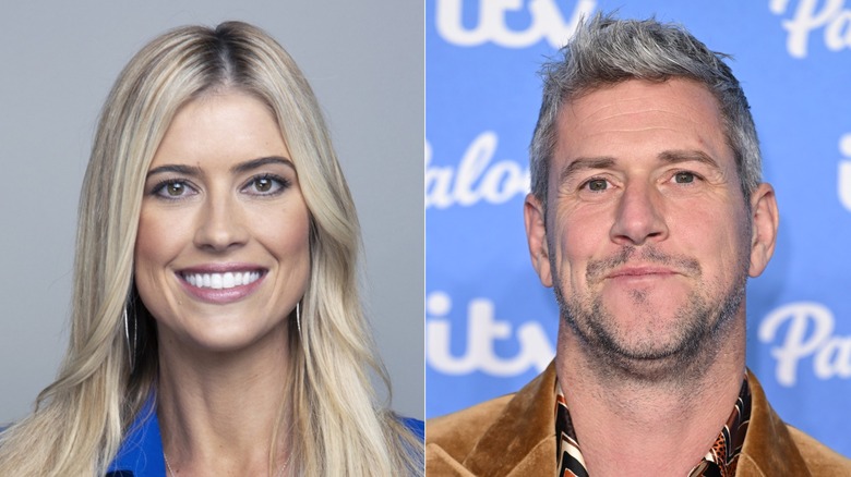 Split image of Christina Hall and Ant Anstead