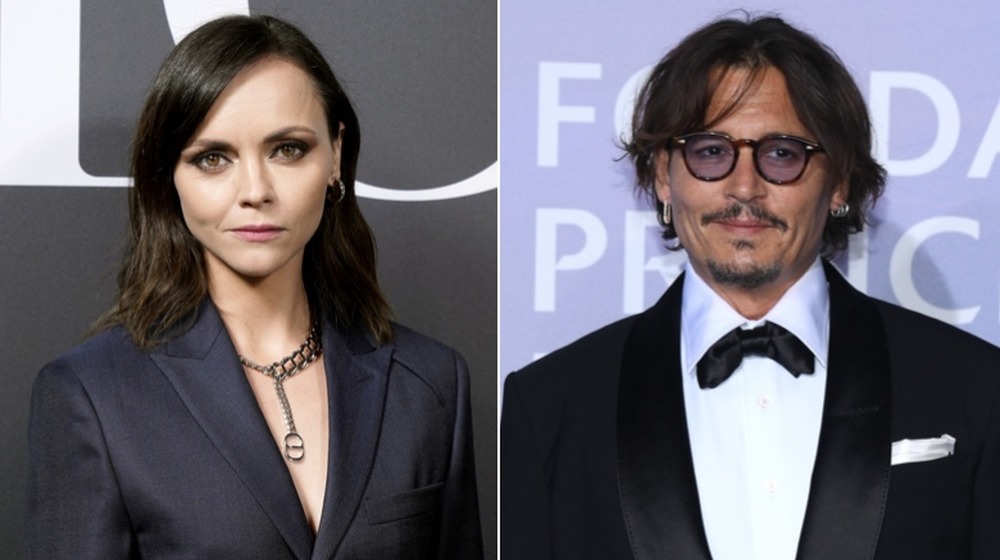 Christina Ricci and Johnny Depp