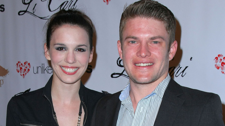 Christy Carlson Romano, Brendan Rooney smiling