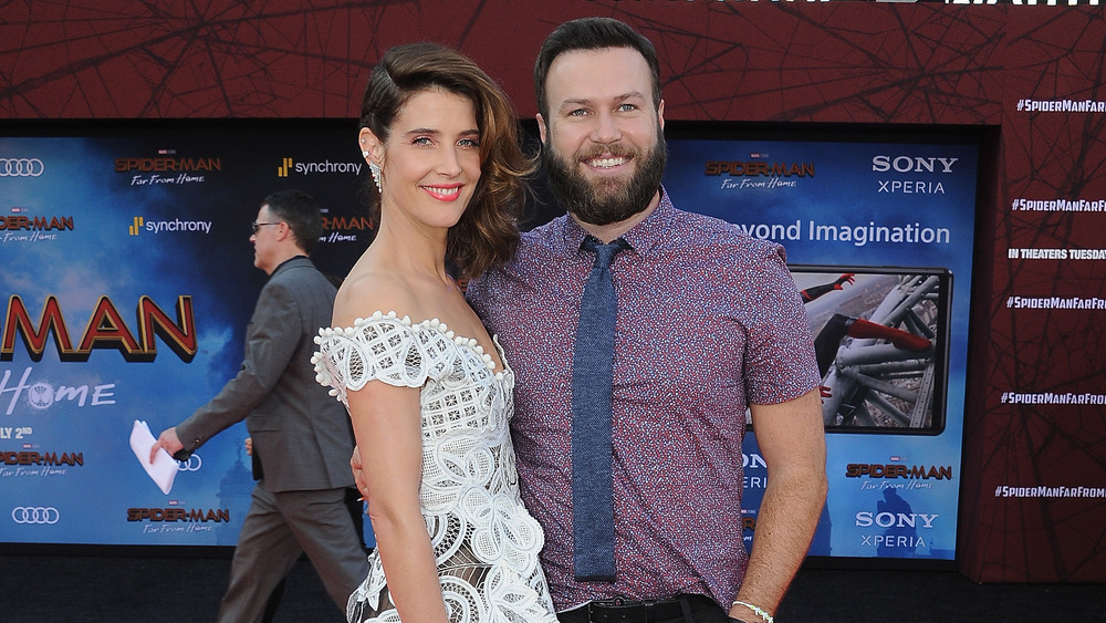 Cobie Smulders and Taran Killam smiling