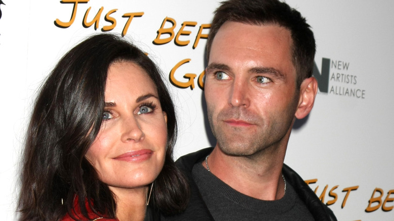 Courteney Cox and Johnny McDaid at event