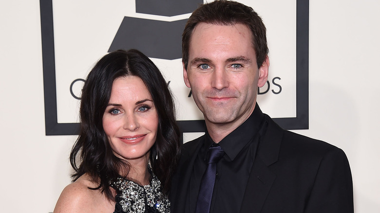 Courteney Cox and Johnny McDaid at the Grammys