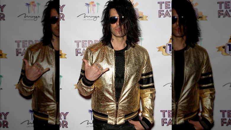 Criss Angel on a 2019 red carpet