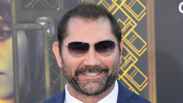 Dave Bautista with a big smile