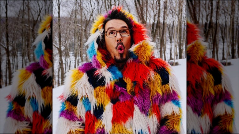 David Bromstad in colorful coat