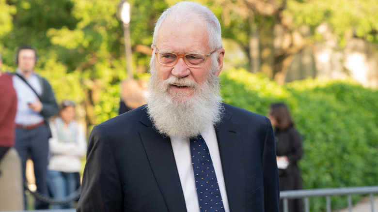 David Letterman with beard