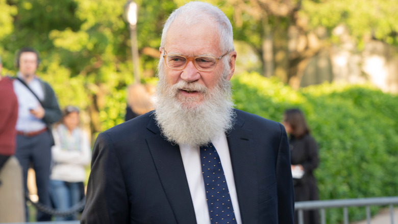 David Letterman with a beard