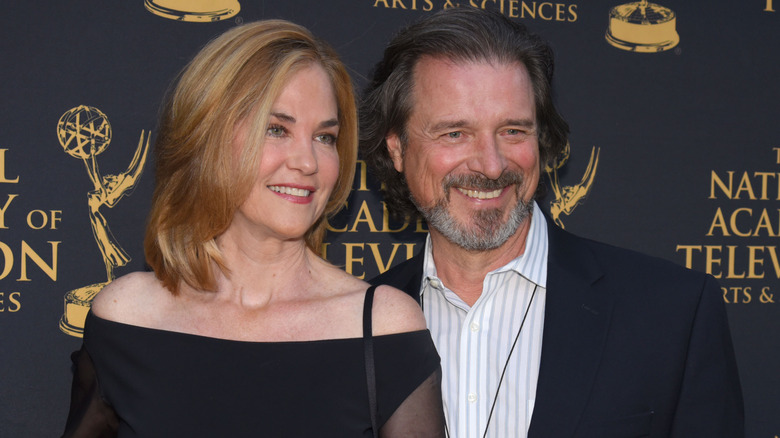 James and Kassie DePaiva smiling