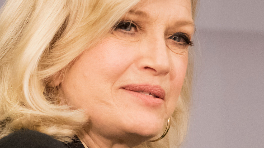 Diane Sawyer speaks at a panel