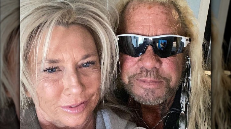 Duane Chapman and Francie Frane taking selfie