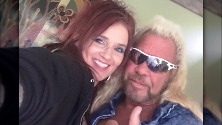 Moon Angell and Duane Chapman in a selfie 