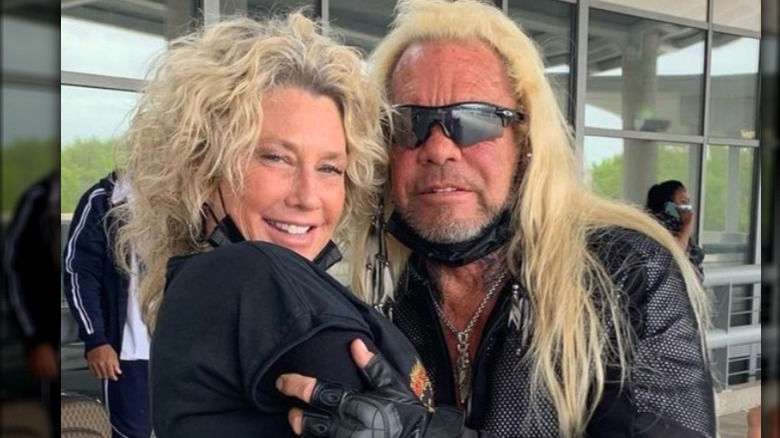 Duane Chapman and Francie Frane hugging