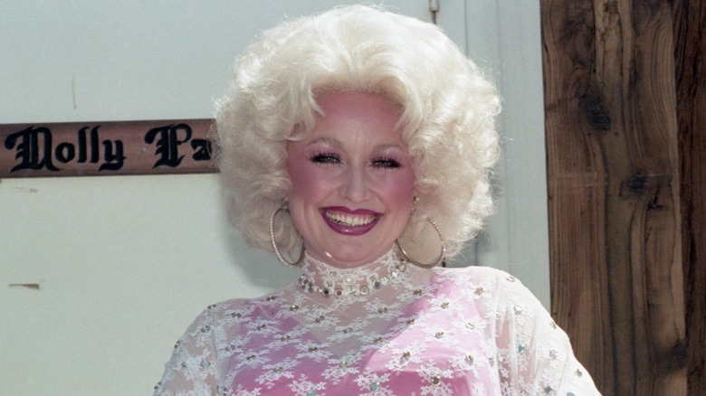 Dolly Parton smiling