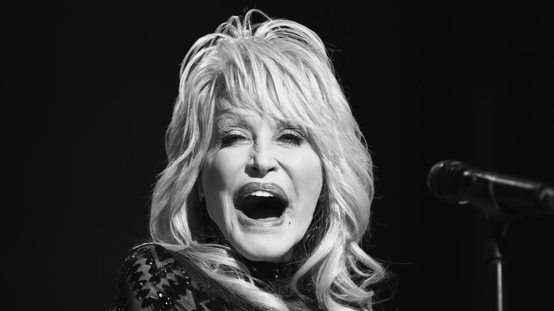 Dolly Parton laughing