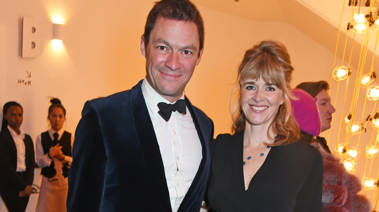 Dominic West and Catherine FitzGerald at an event