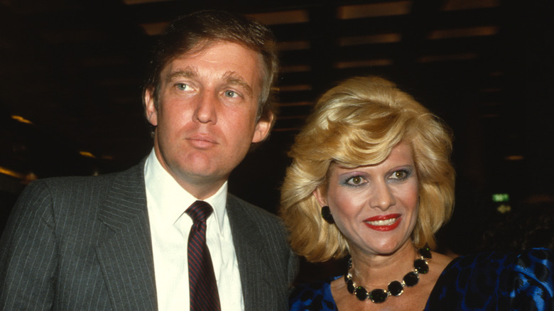 Donald Trump and Ivana Trump at event