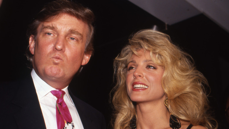 Donald Trump and Marla Maples 