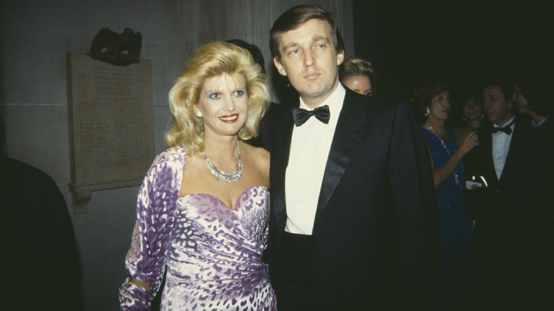 Donald and Ivana Trump smiling