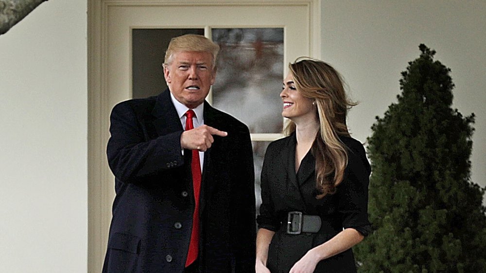 Donald Trump and Hope Hicks