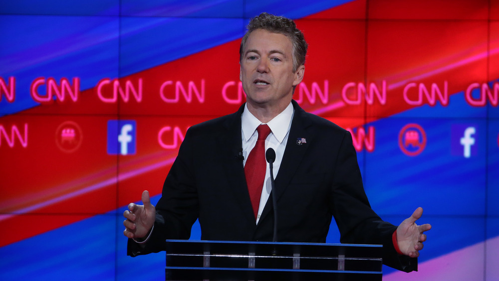 Rand Paul at the last Republican primaries debate in 2015