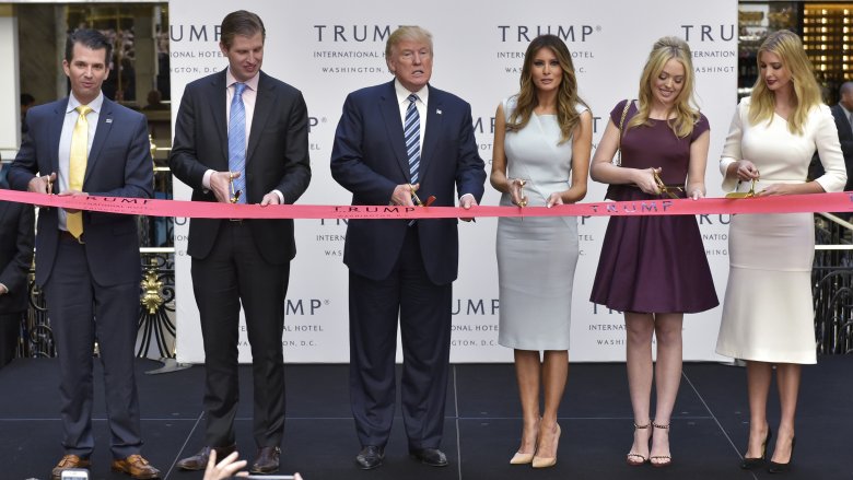 Donald Trump Jr., Eric Trump, Donald Trump, Melania Trump, Tiffany Trump, Ivanka Trump