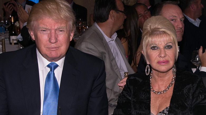 Donald and Ivana Trump at an event in 2014