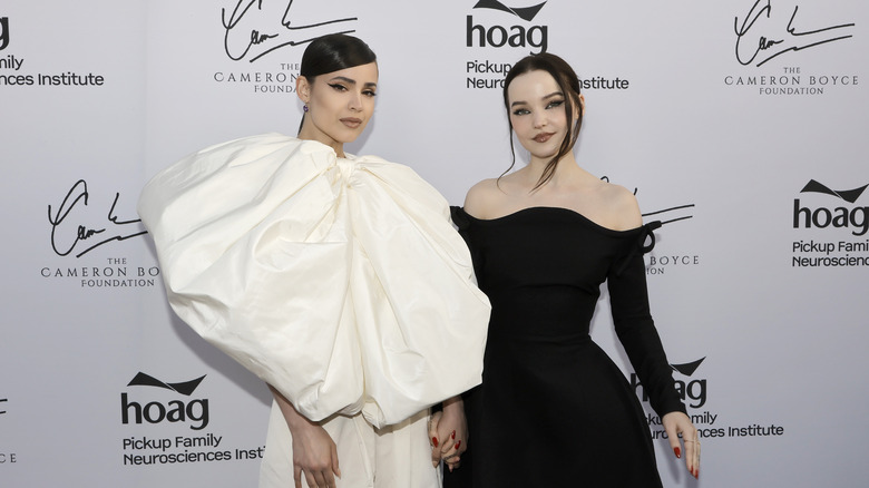 Sofia Carson and Dove Cameron at Cameron Boyce Foundation gala