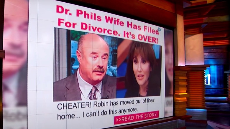 Dr Phil fake divorce story