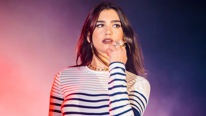 Dua Lipa on stage