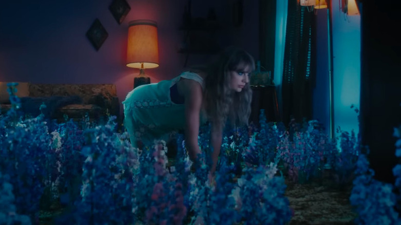 Taylor Swift in the "Lavender Haze" music video