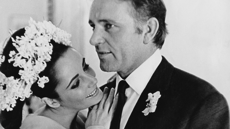Elizabeth Taylor and Richard Burton at their first wedding
