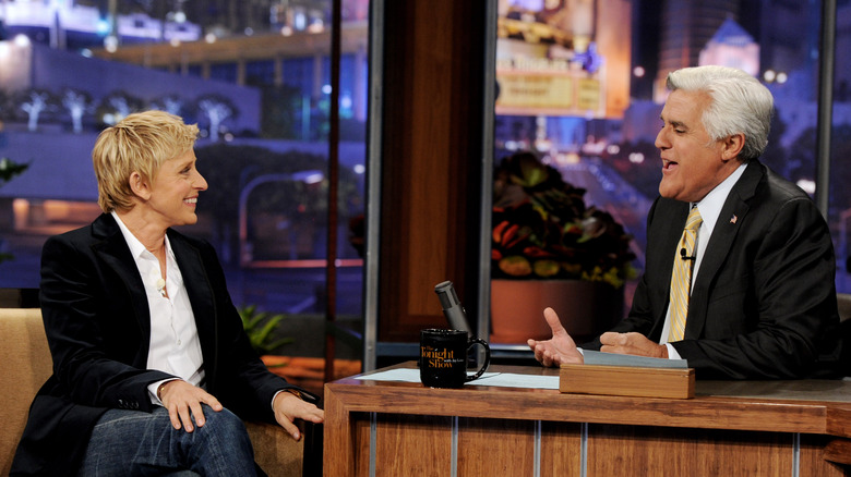 Ellen DeGeneres at The Tonight Show with Jay Leno