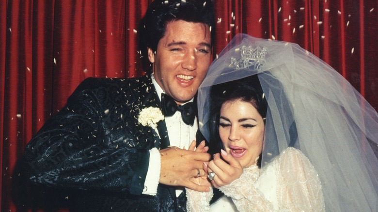 Elvis and Priscilla celebrate wedding