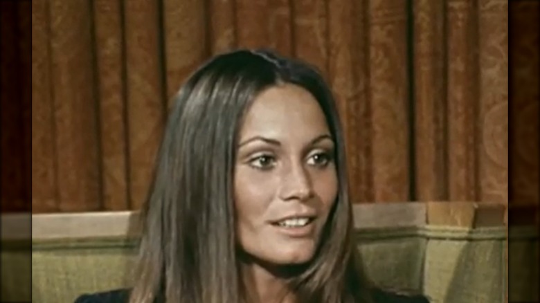 Barbara Leigh talking during an interview 