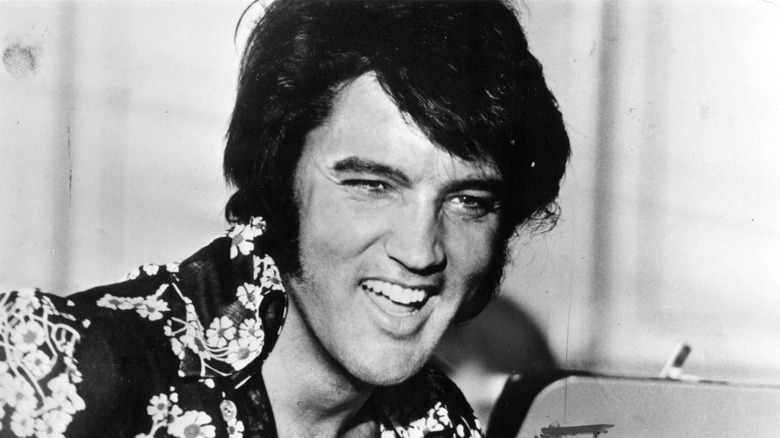 Elvis Presley smiling