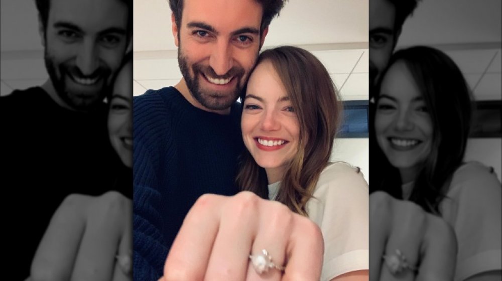 Dave McCary and Emma Stone's engagement announcement