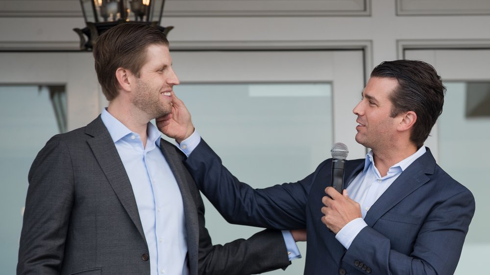 Eric Trump and Donald Trump Jr.