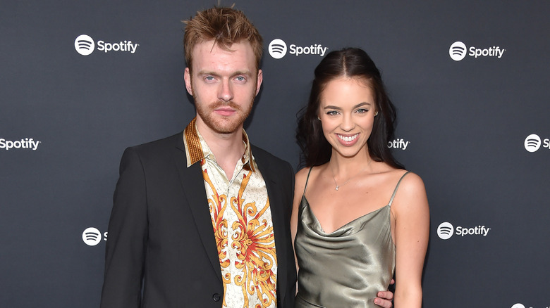 Finneas and Claudia Sulewski on the red carpet