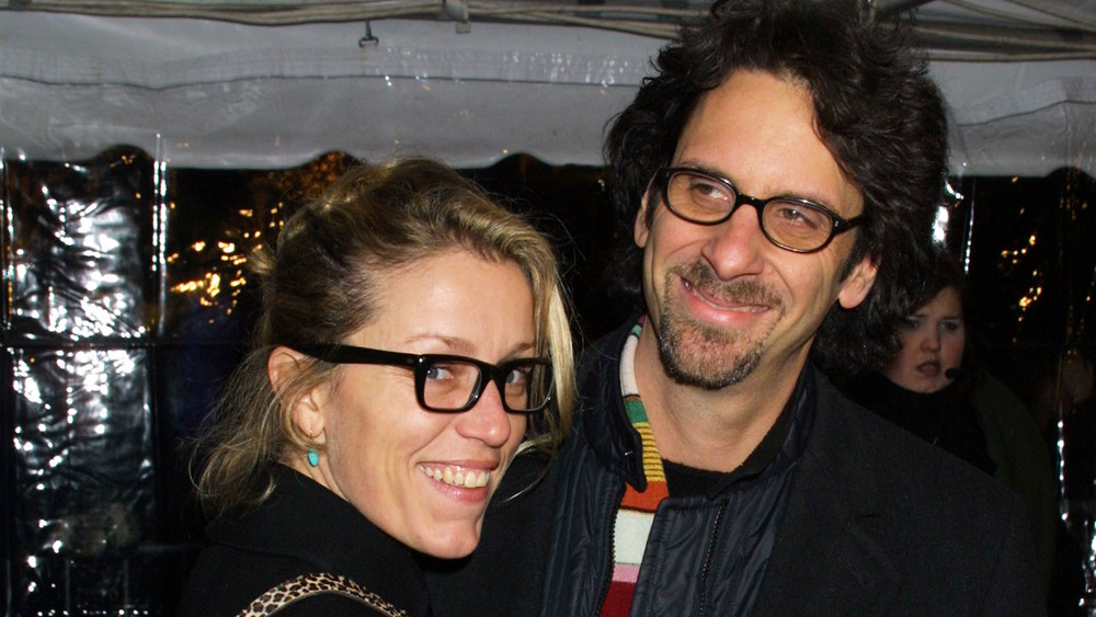 Frances McDormand and Joel Coen attending the premiere of O Brother, Where Art Thou? premiere in 2000