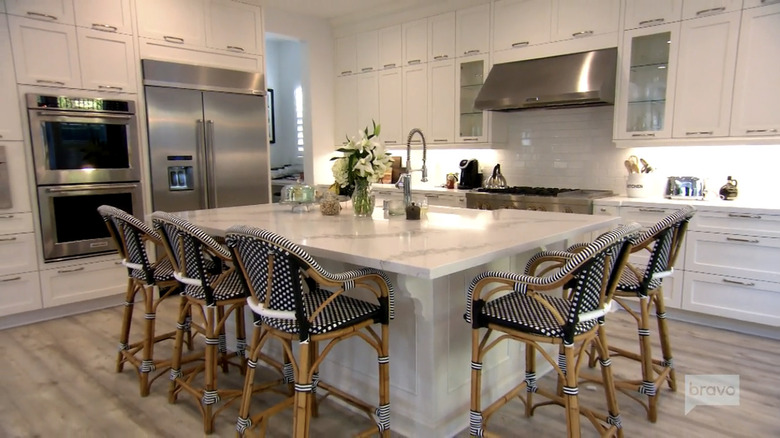 Inside view of Garcelle Beauvais' kitchen