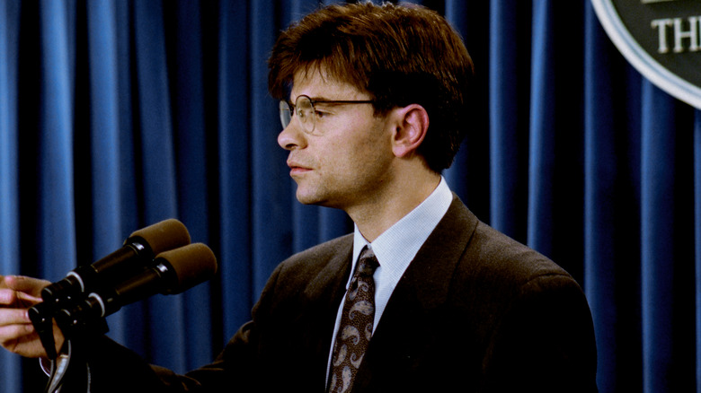 George Stephanopoulos during Bill Clinton's presidency