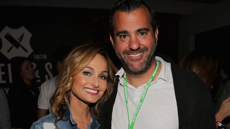 Giada De Laurentiis and Shane Farley smiling