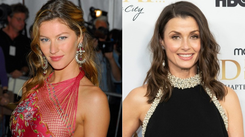 Gisele Bündchen posing, Bridget Moynahan posing