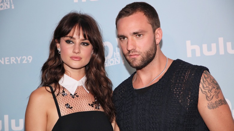 Grace Van Patten and Jackson White on the red carpet