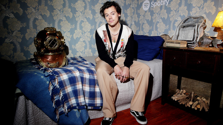 Harry Styles posing